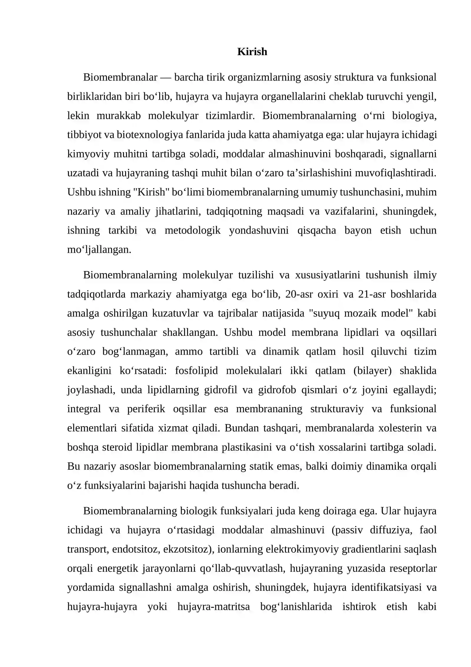 Biomembranalar 2