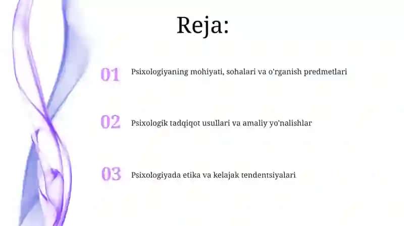 Psixologiyafanining dolzarb vazifalari predmetlari va metodlari 2