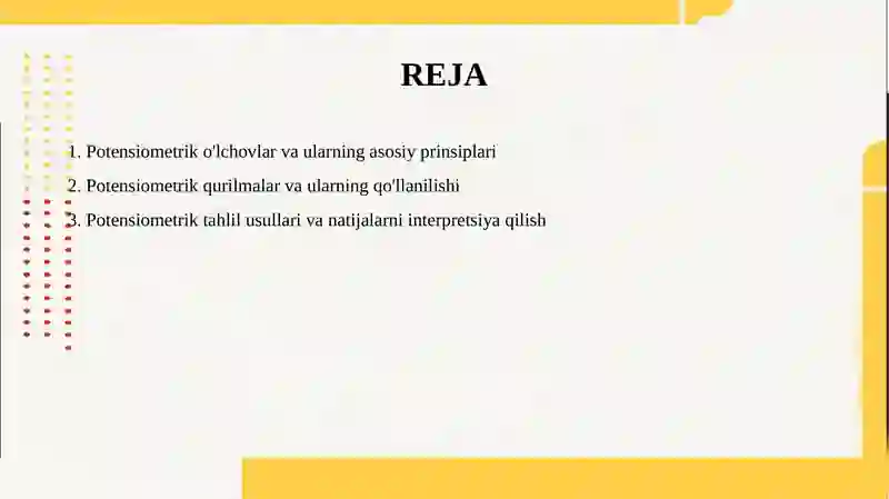 Potensiometriya haqida 2