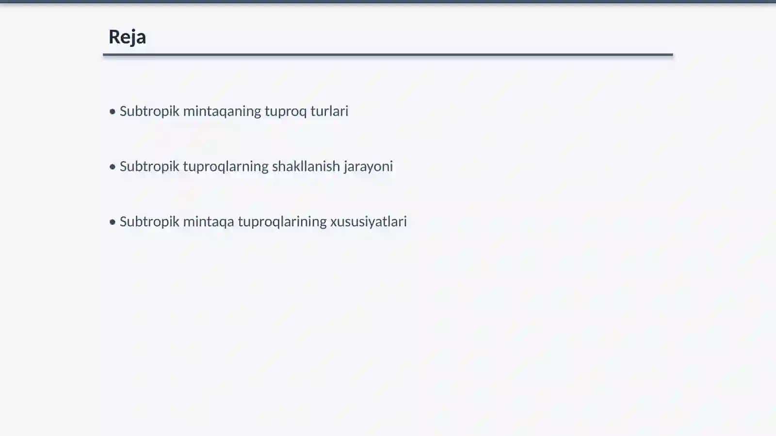 Subtropik mintaqa tuproqlari geografiyasi 2