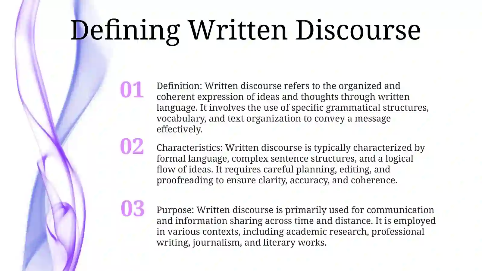 What Is Written Discourse 2
