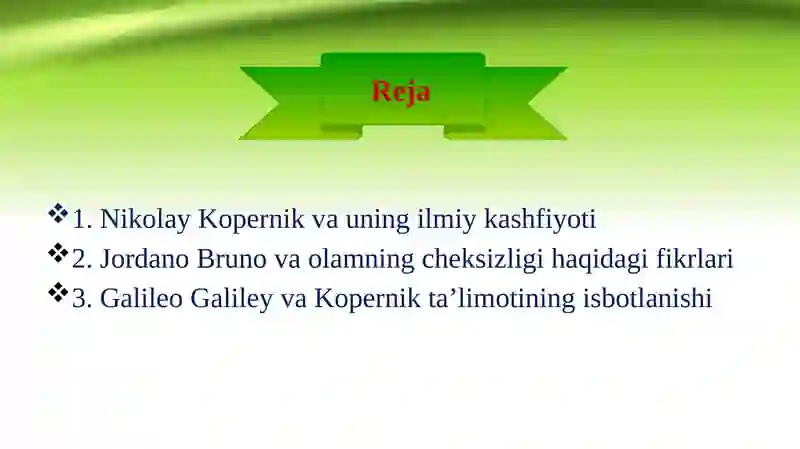 Yevropada ilm-fan kashfiyotlari 2