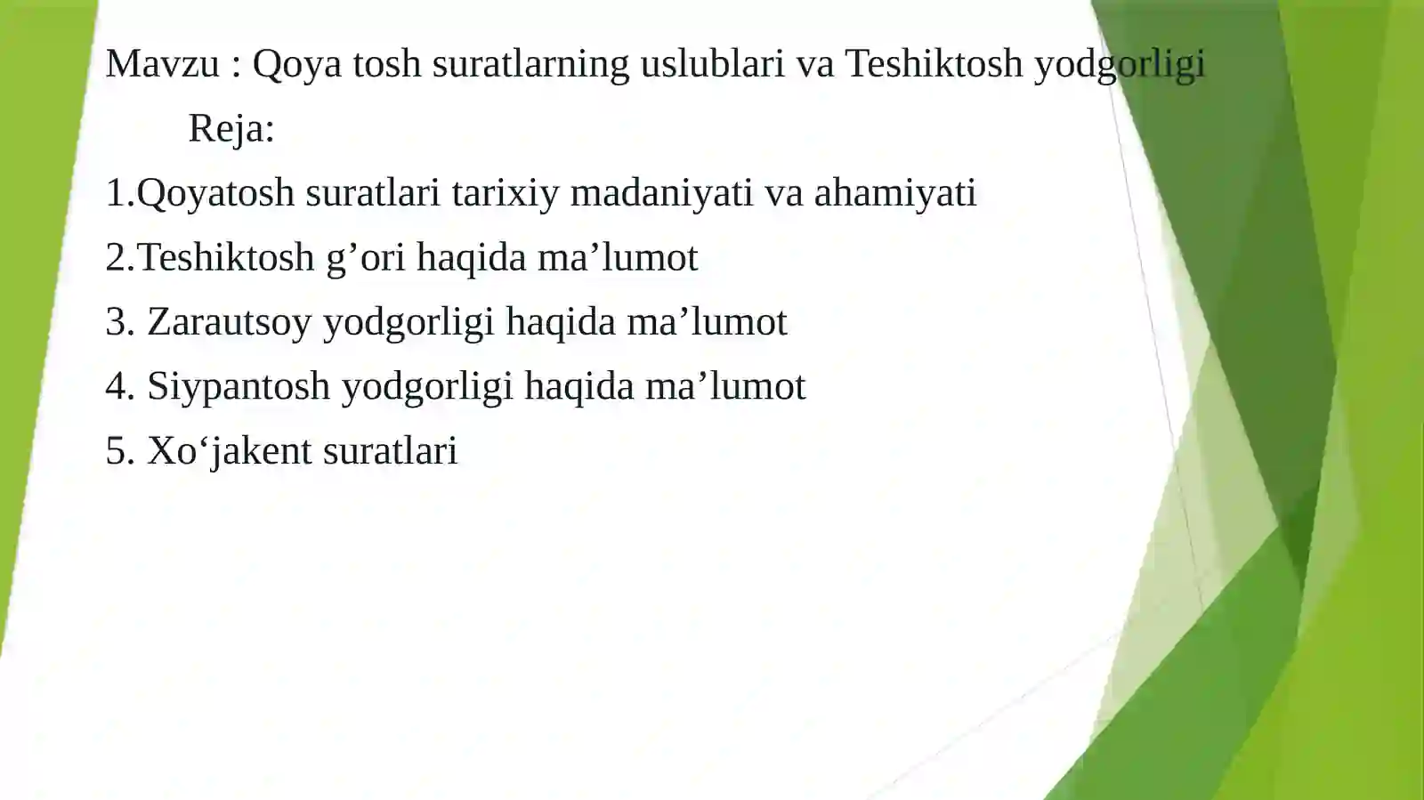 Qoyatosh suratlarining uslublari va Teshiktosh yodgorligi 2