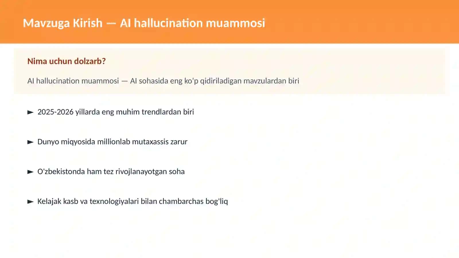 AI hallucination muammosi 2