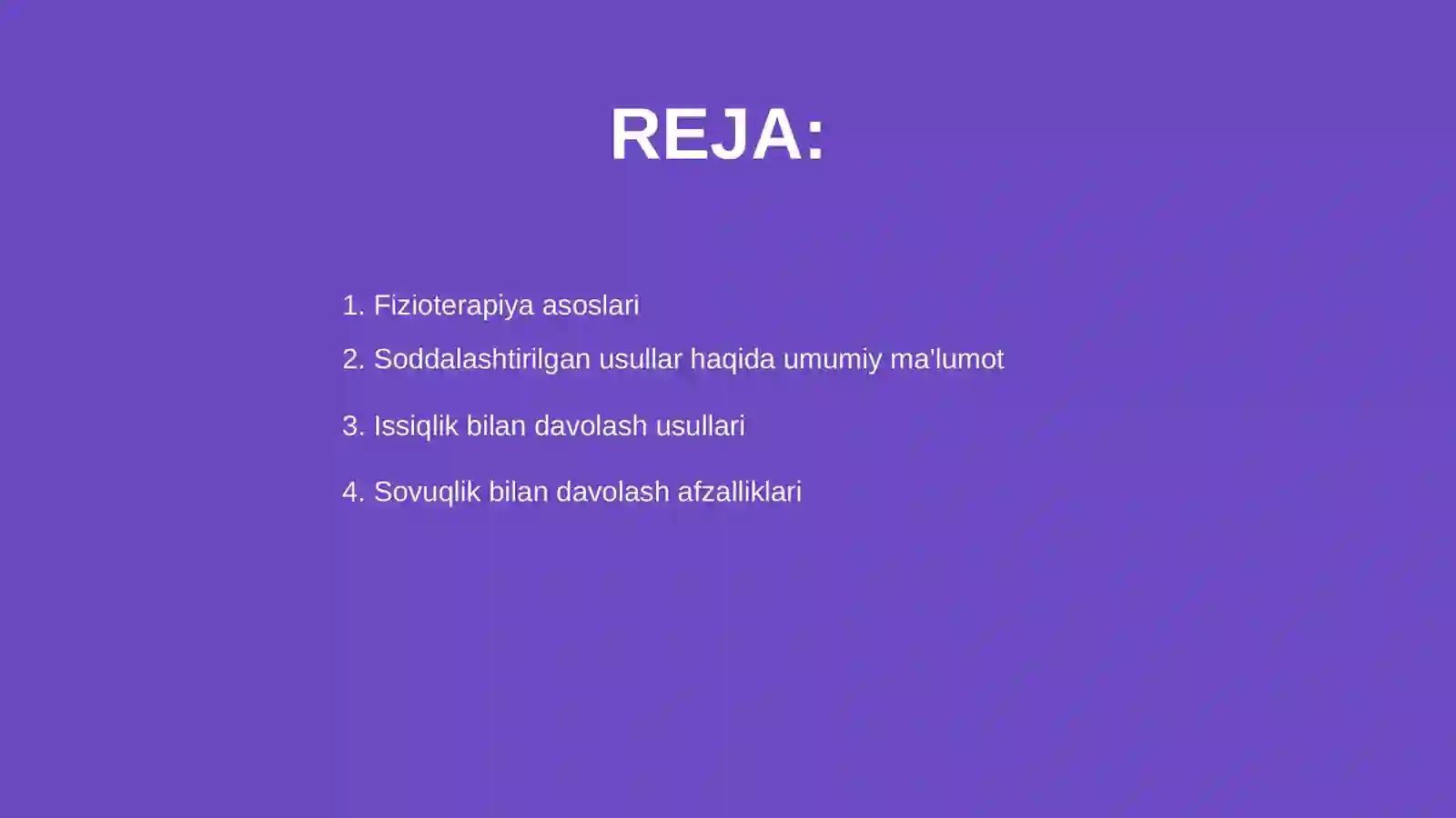 Soddalashtirilgan fizioterapiya usullari 2