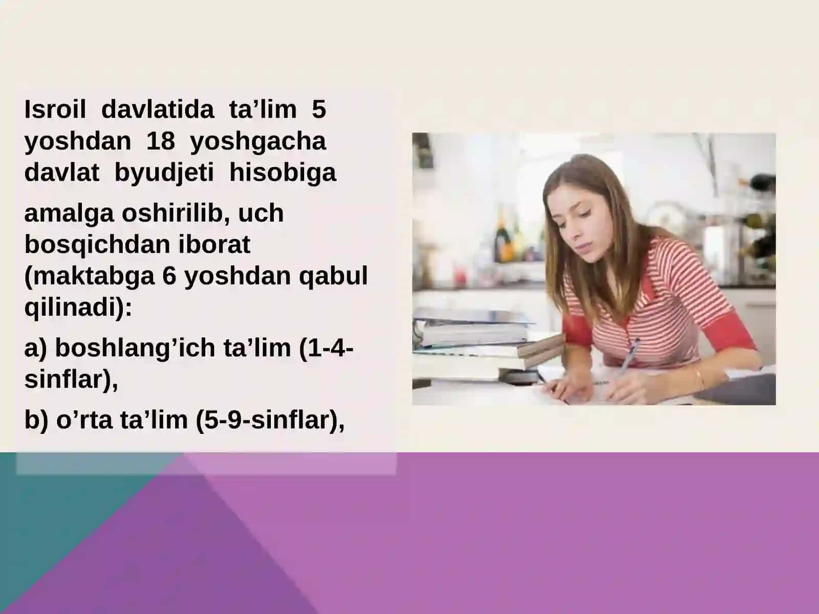 Isroil davlat ta`lim tizim 2