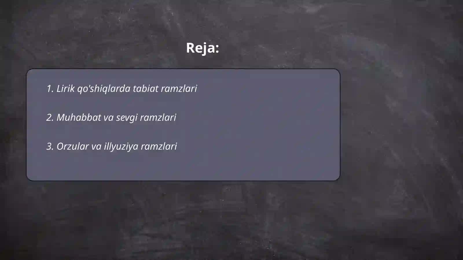 Lirk qo'shiqlarda ramziylik 2