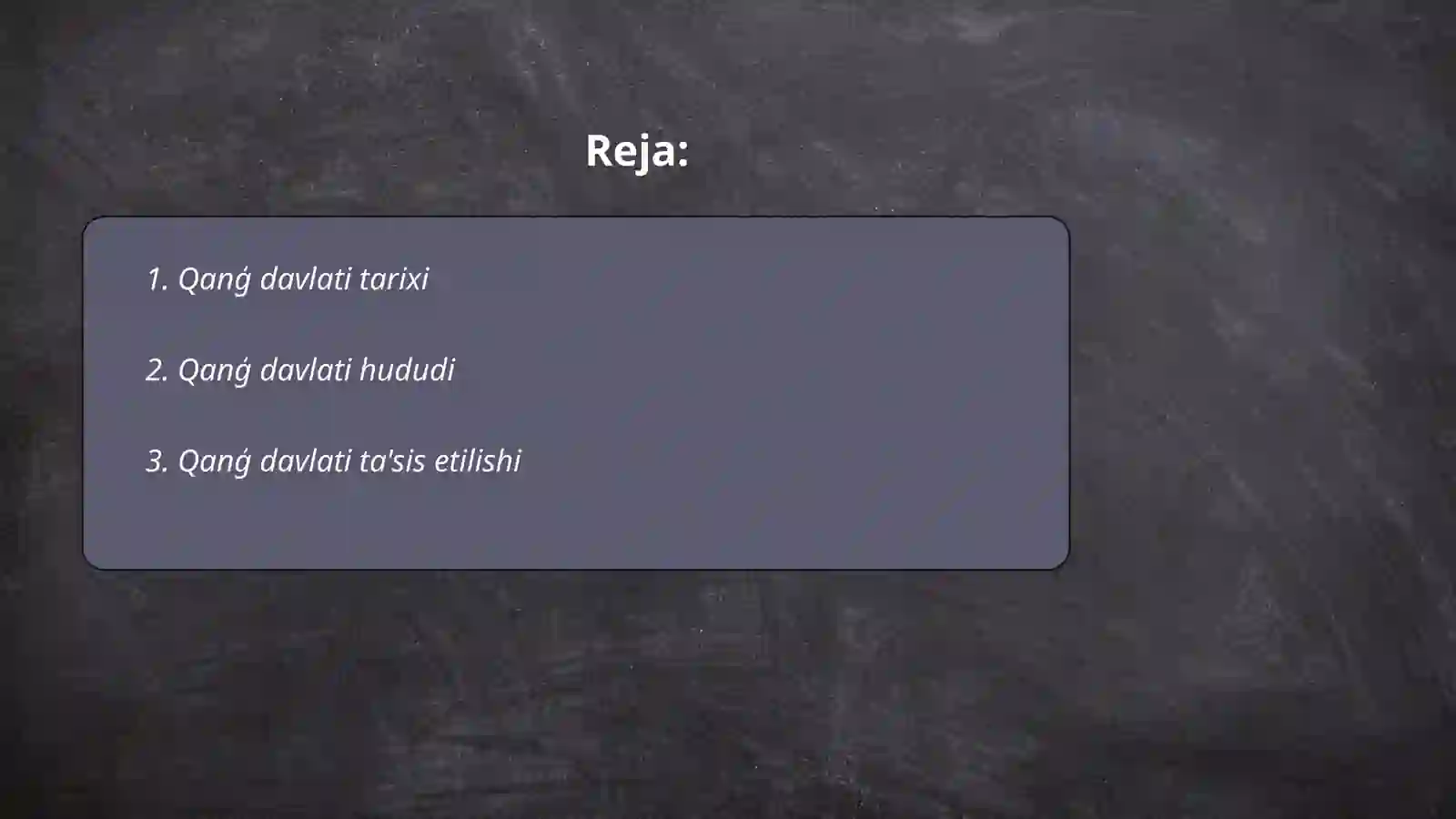 Qanģ davlati 2