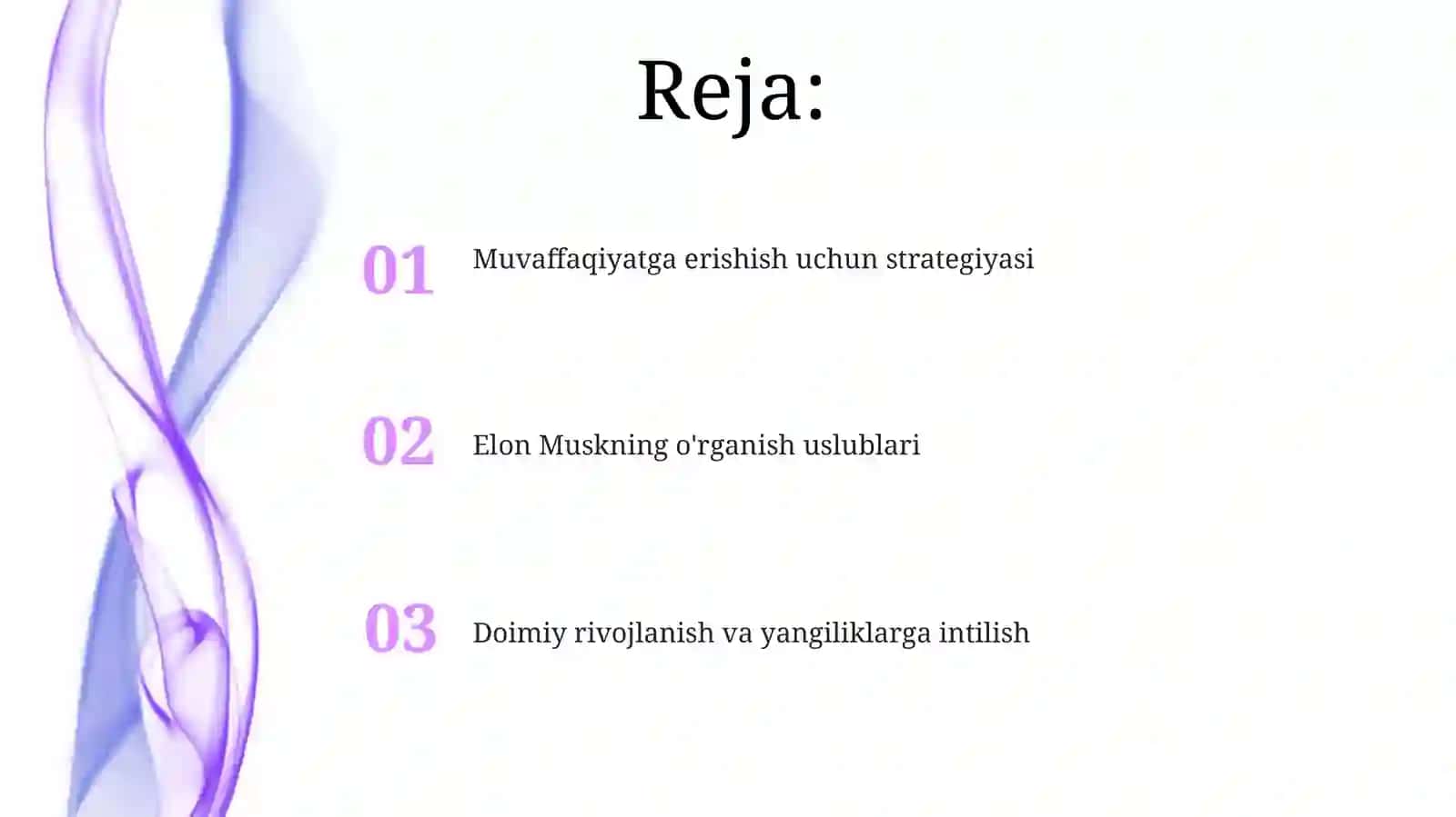 Elon muskning o'rganish strategiyalari 2