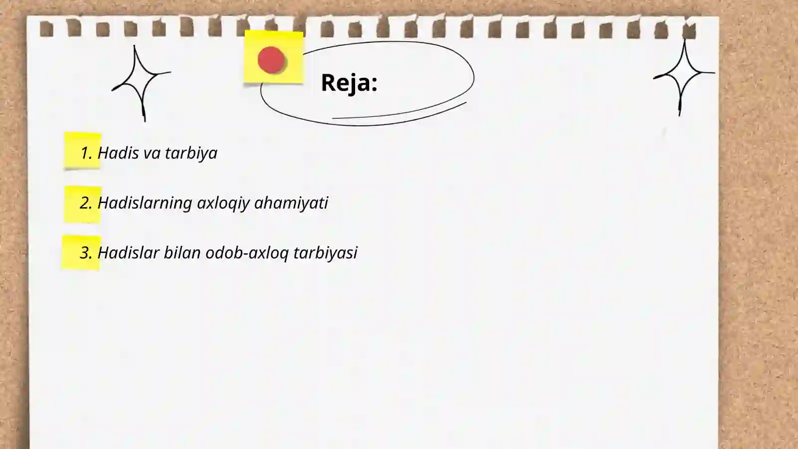 Hadislarning tarbiyaviy ahamiyati 2
