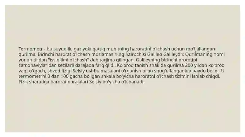 Termometrlar 2