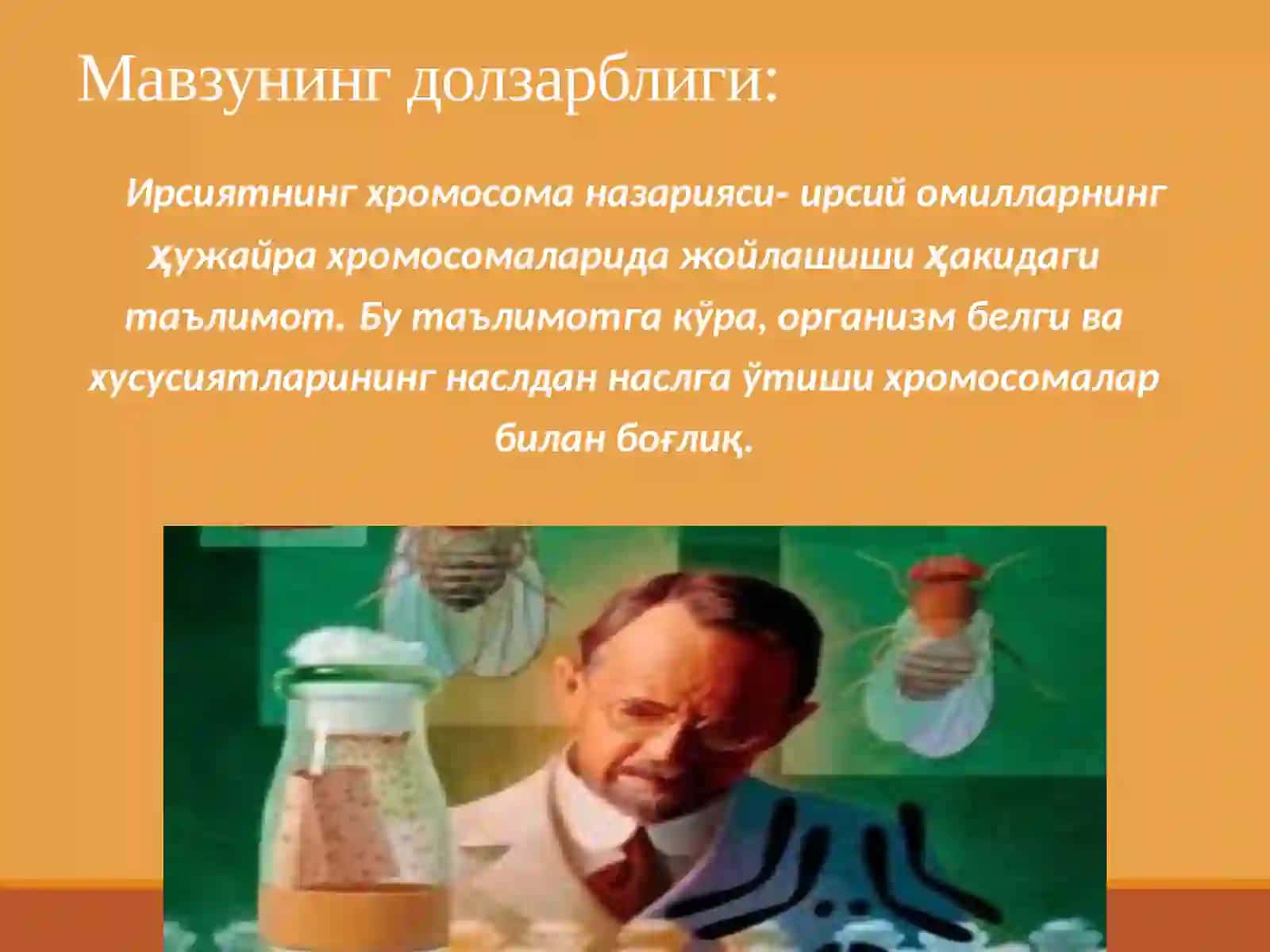 Ирсиятнинг хромосома назарияси 2