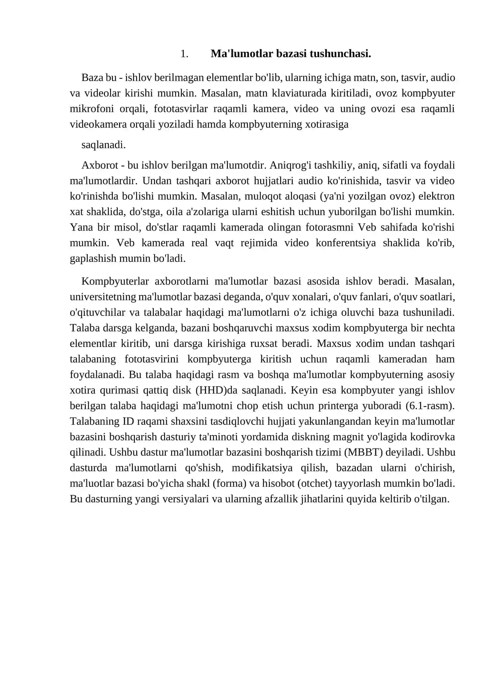 Tarmoqli ma’lumotlar modeli 2