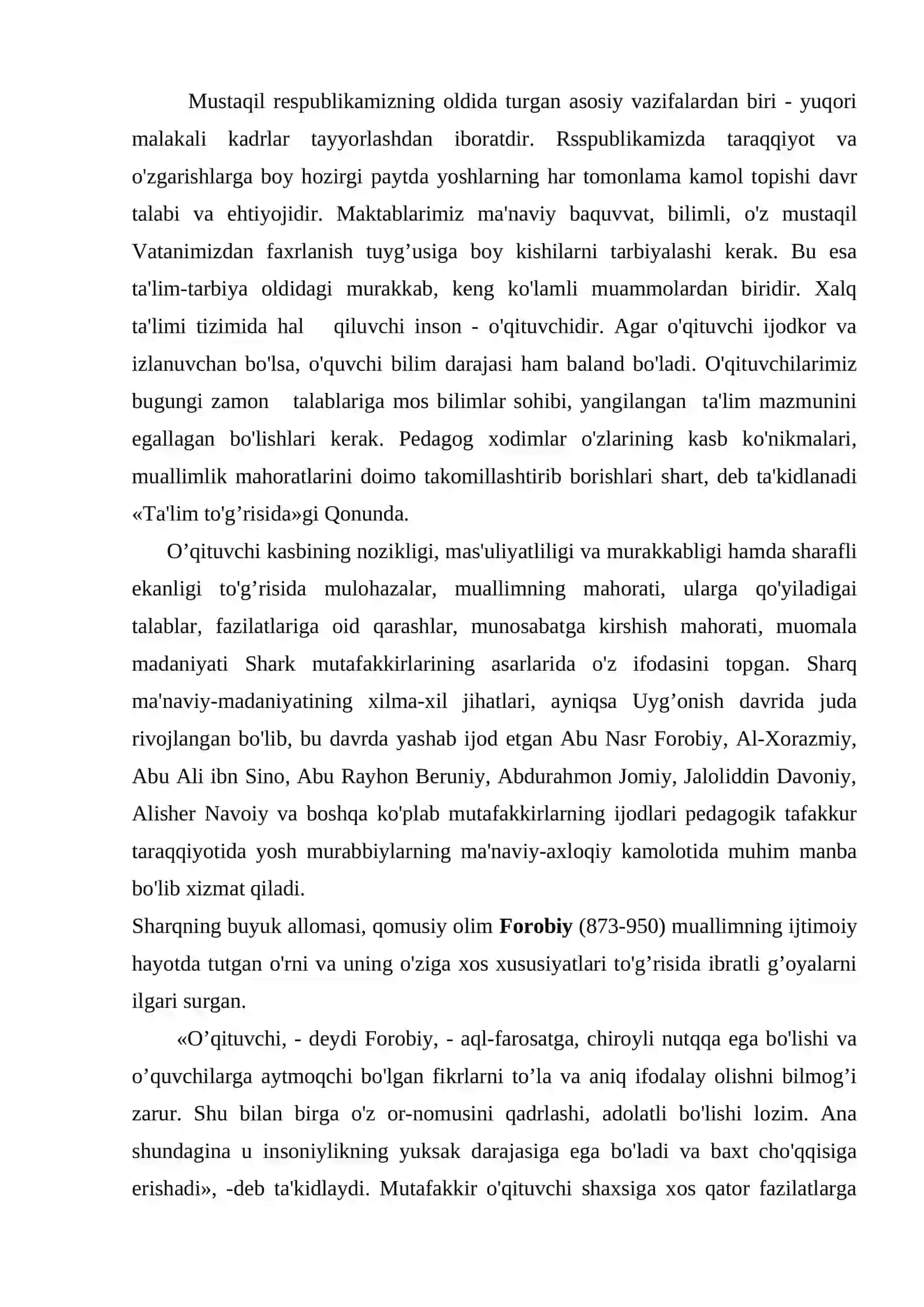 Pedagogik masala va vaziyatlarni yechishda kasbga oid bilimlardan foydalanish 2