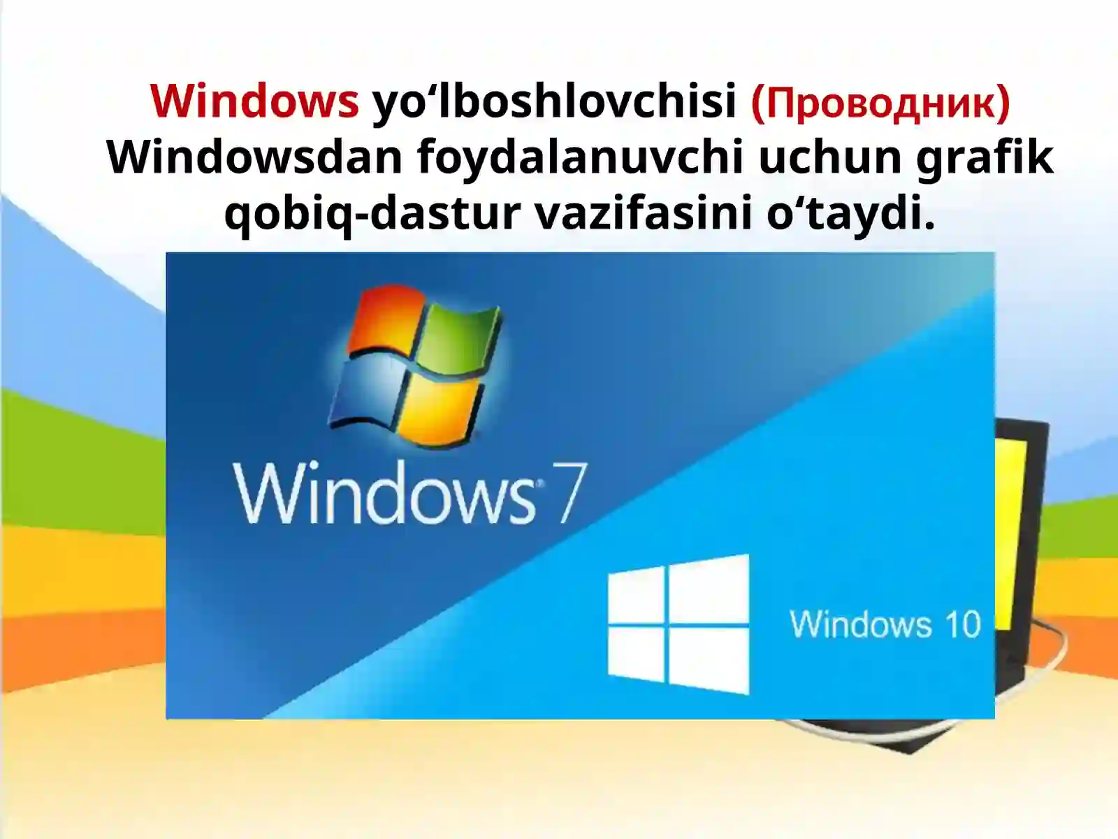 8-sinf Informatika Windows yo'lboshlovchisi 2