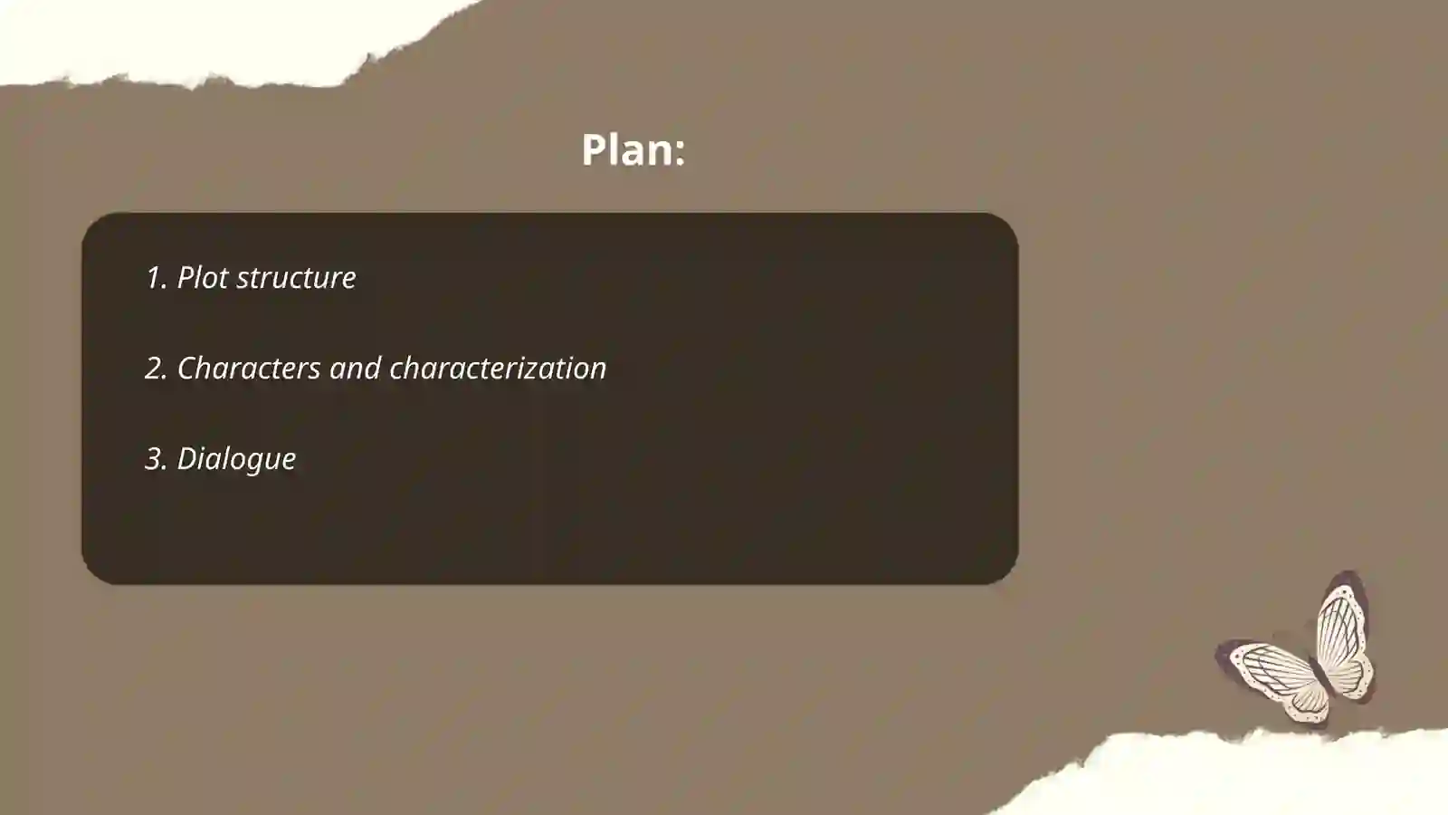 Elements of drama 2