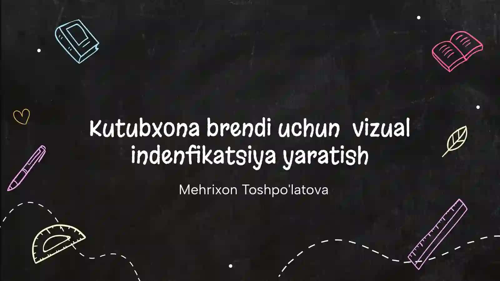 Kutubxona brendi uchun vizual indenfikatsiya yaratish 2