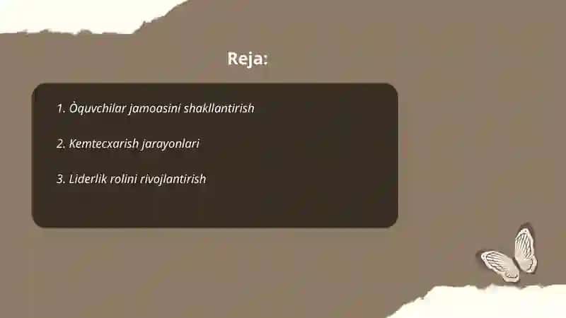 Òquvchilar jamoasi bilan hamkorlikda ish olib borish metodikasi 2