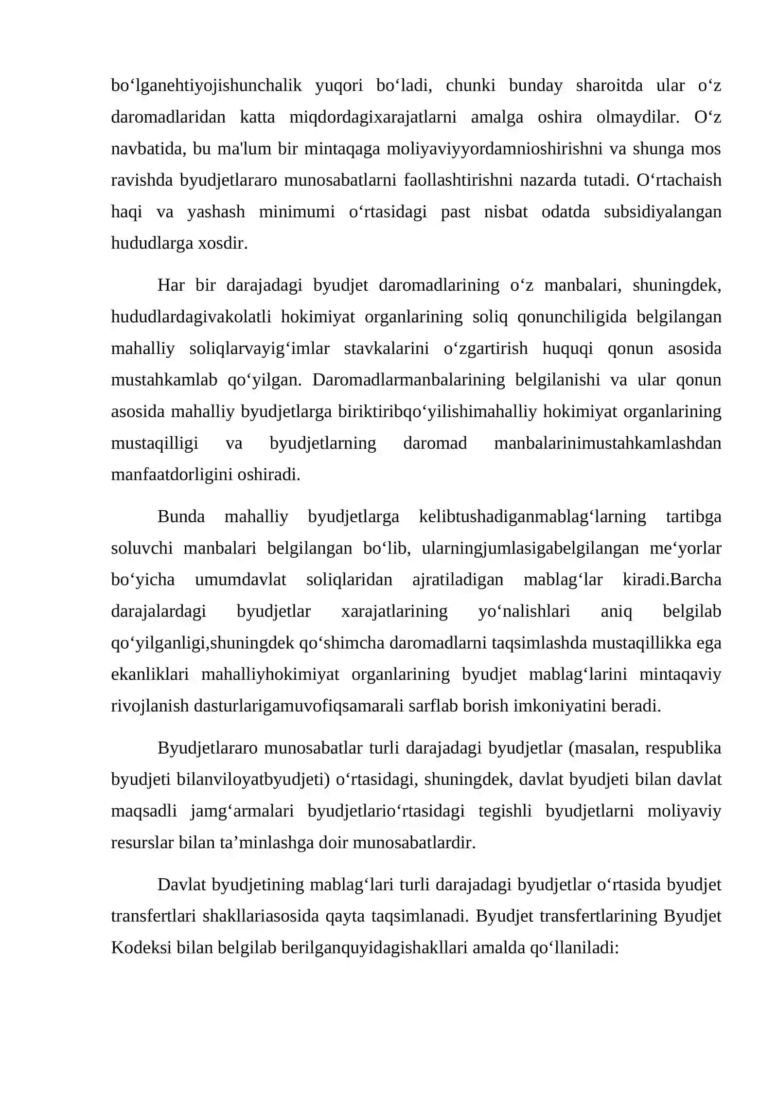 Byudjet tizimi byudjetlari 2