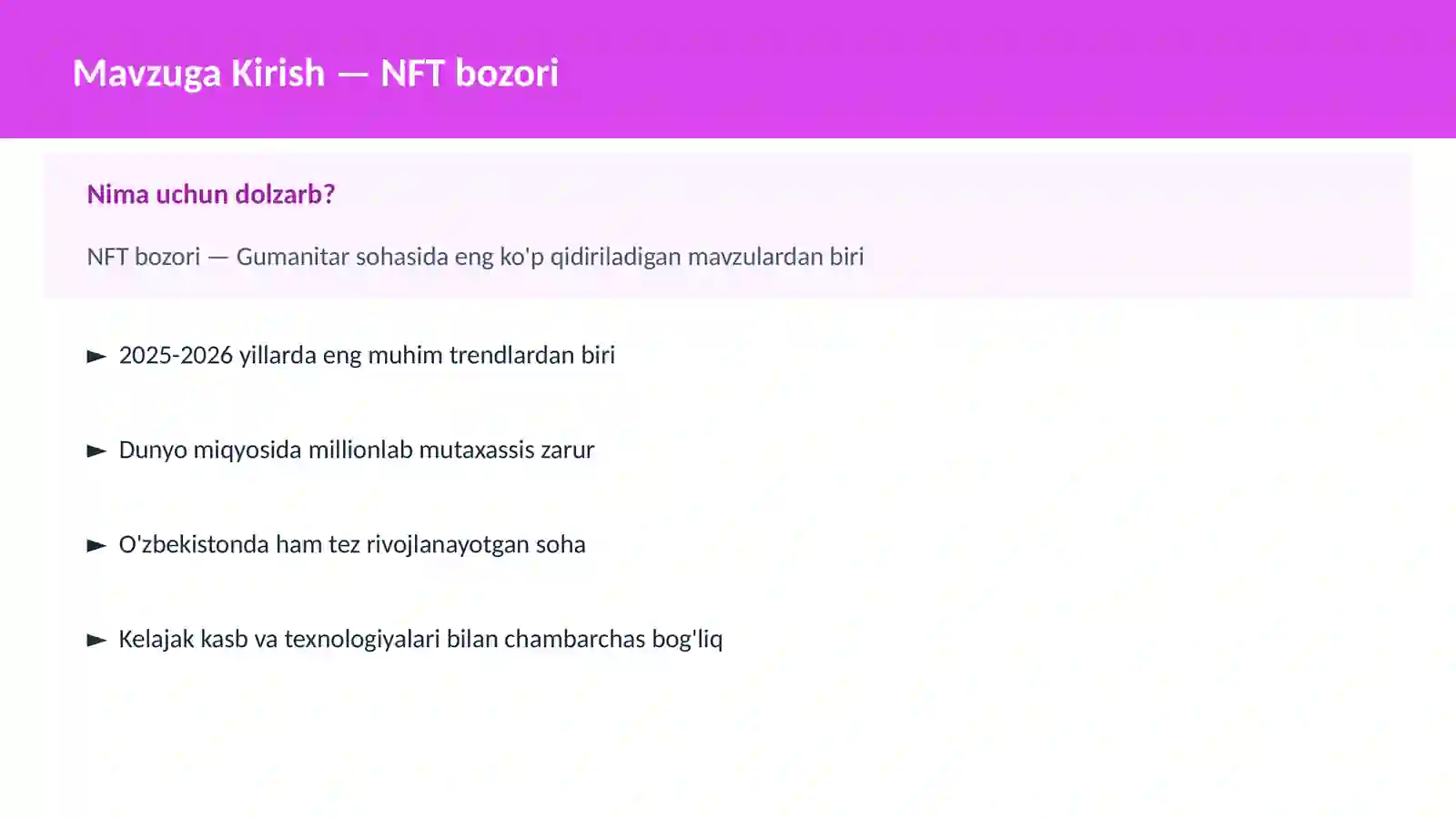 NFT bozori 2