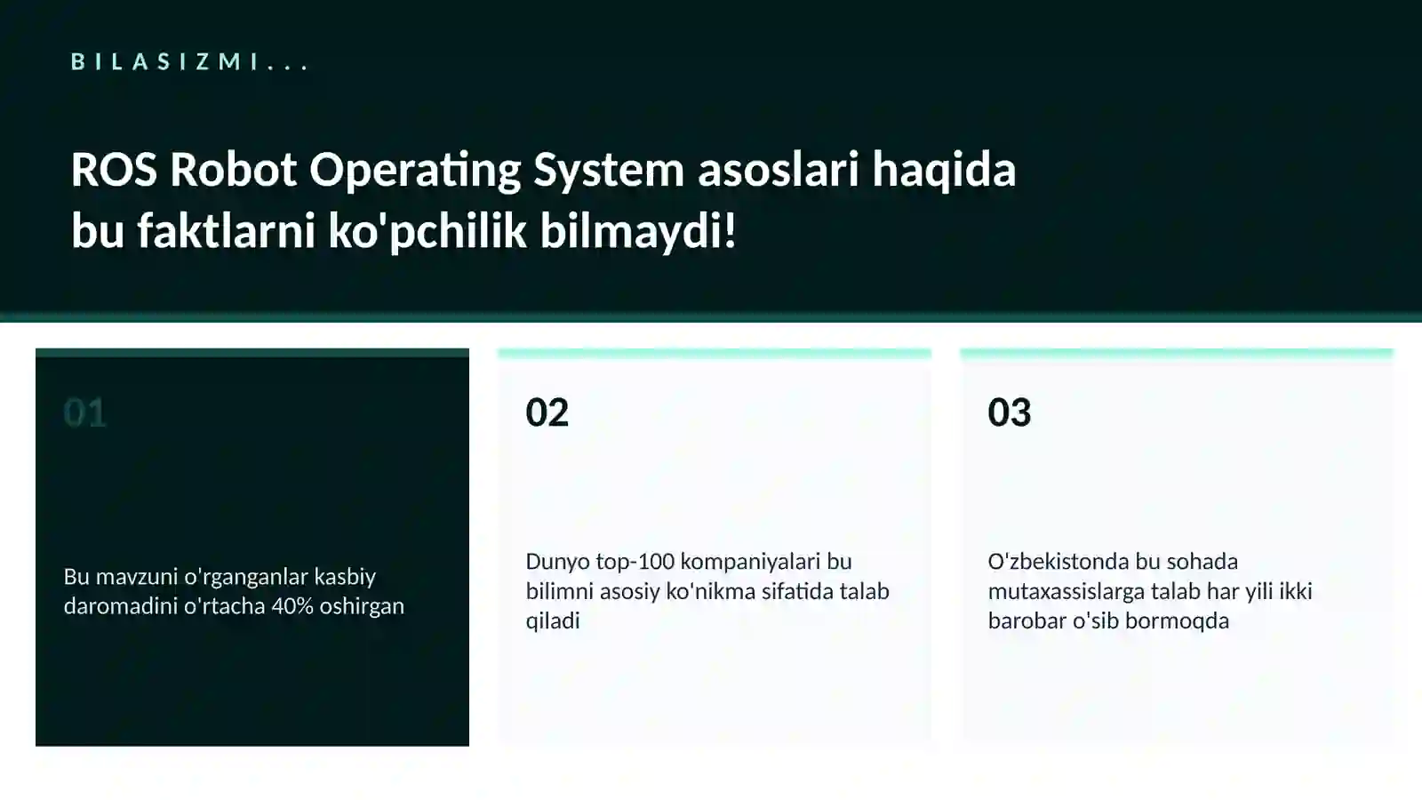 ROS Robot Operating System asoslari 2