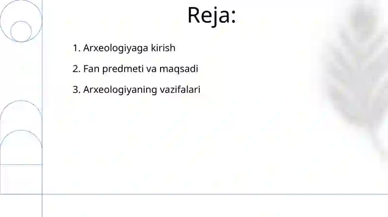 Arxeologiyaga kirish 2