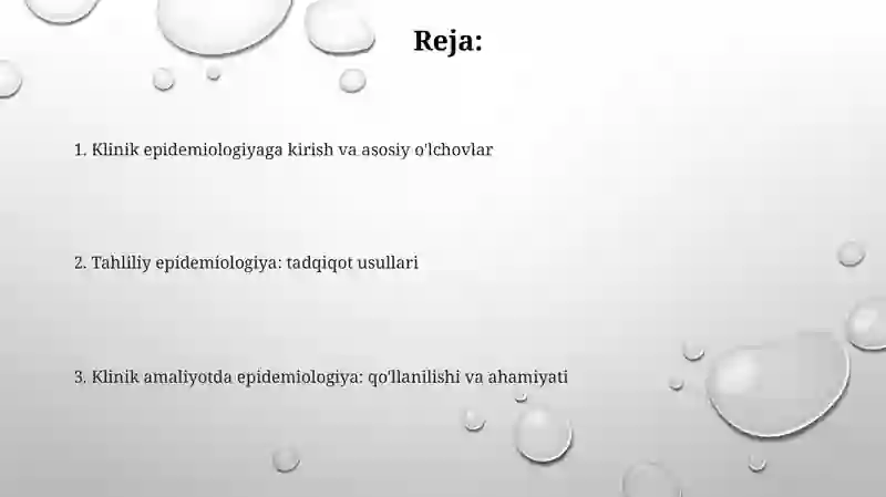 Klinik epidemiologiya kirish tasviriy va tahliliy epidemiologiya 2
