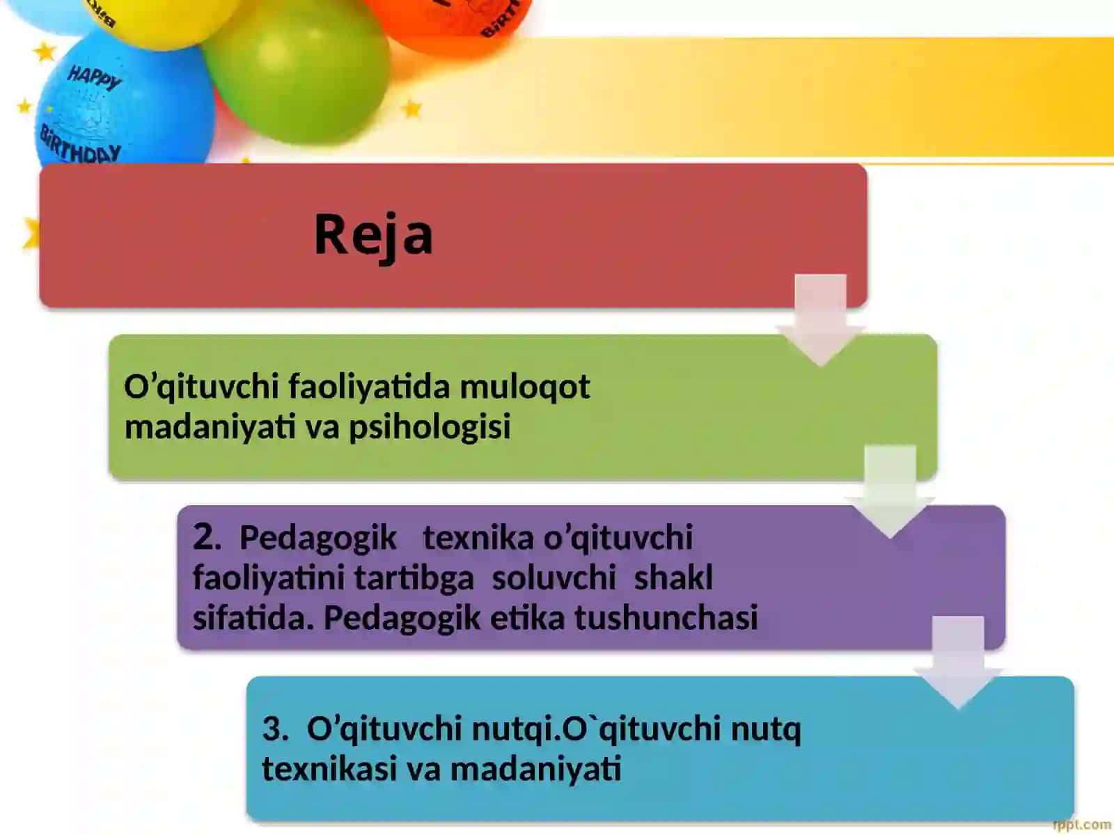 Pedagogning nutqiy madaniyati 2
