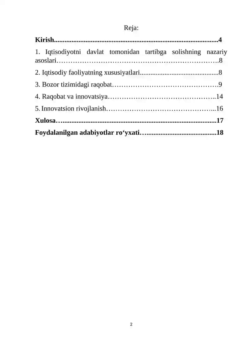 Bozor iqtisodiyoti 2