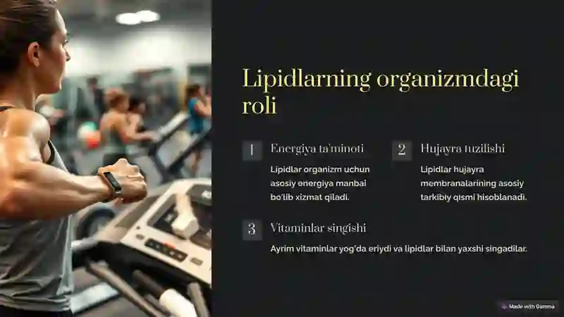 Lipidlar almashinuvi 2