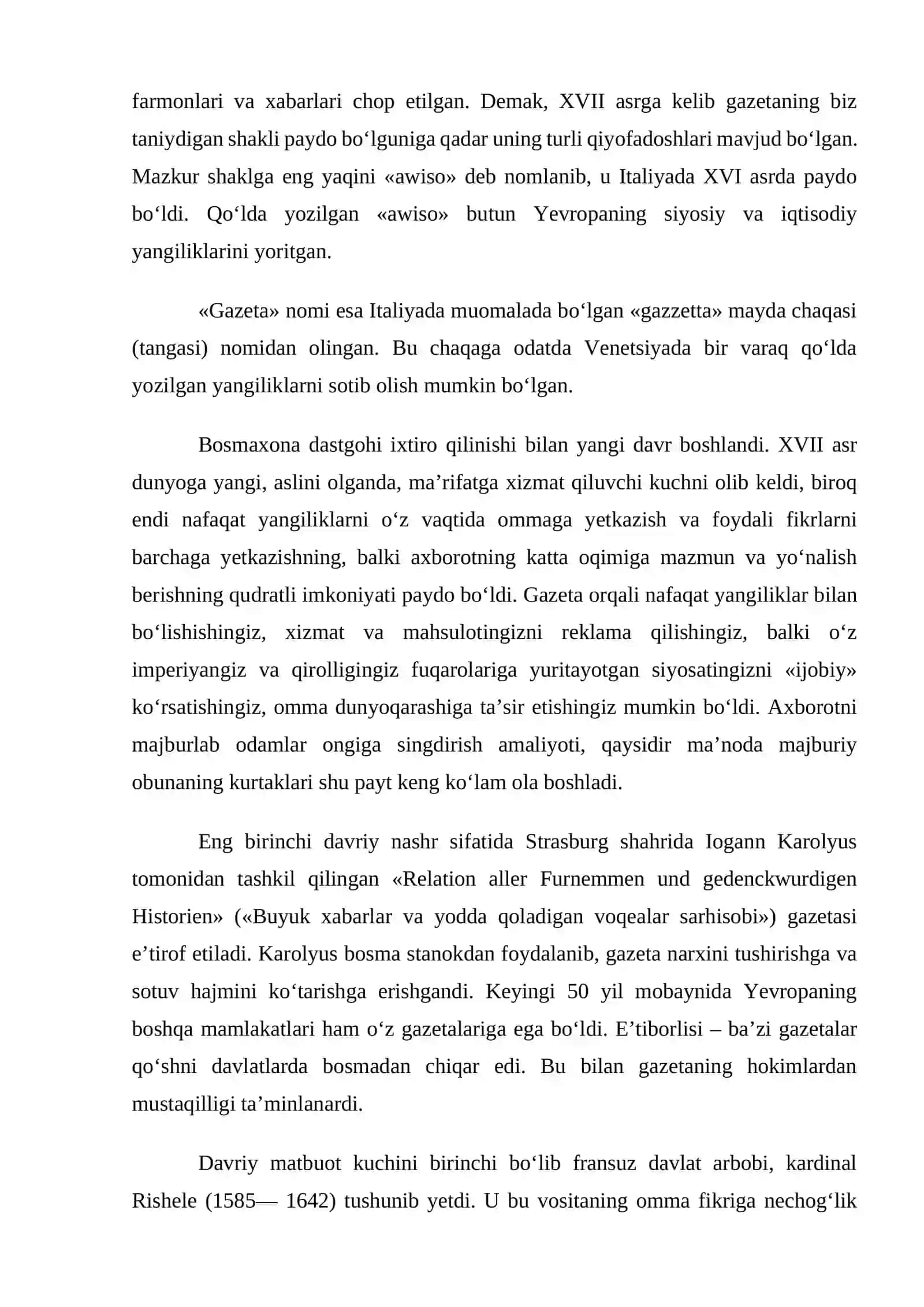 Insoniyat tarixida ilk bosma nashrlar 2