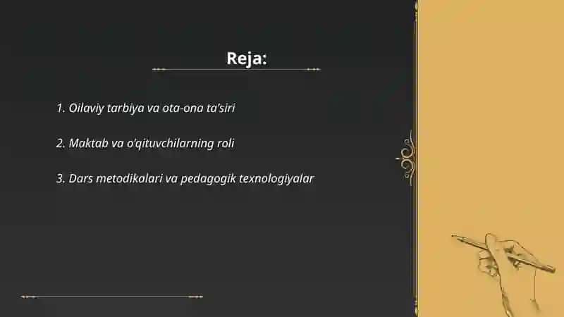 O'quvchilar dunyoqarashini shakllantirishga ta'sir etuvchi omillar 2