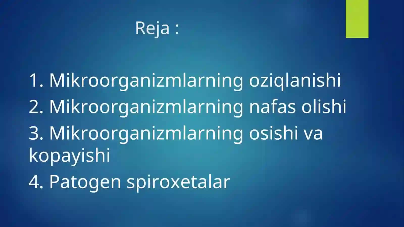 Korenobakteriya,mikobakteriyalarning qo’zg’atuvchilari va patogen spiroxetalar 2