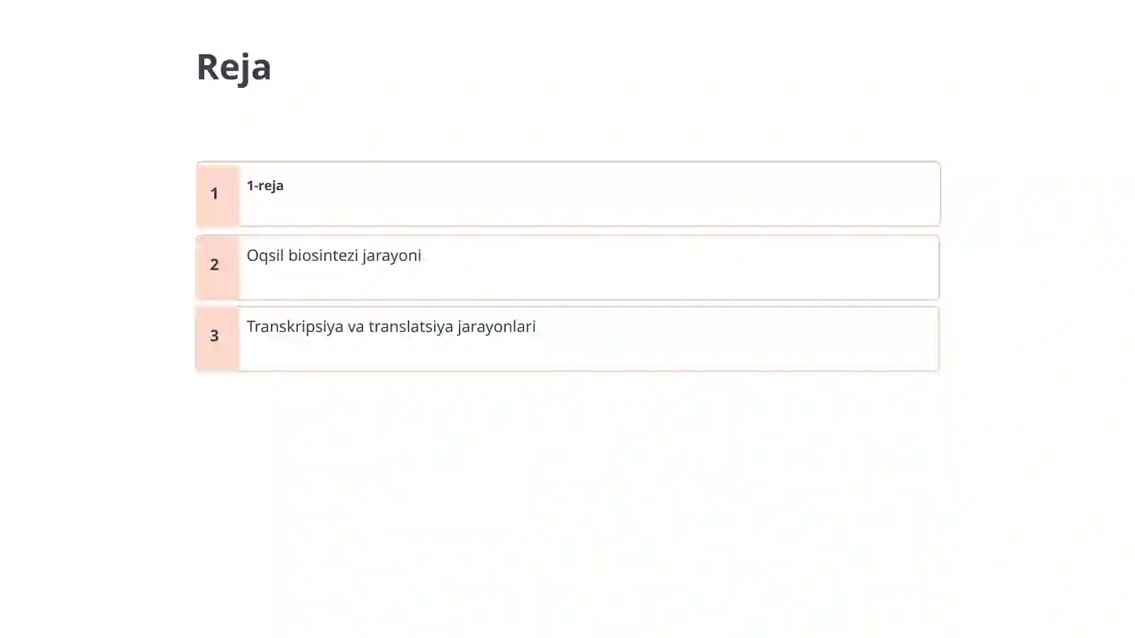 Oqsil biosintezi 2