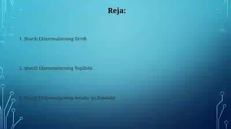 Statsionar Nuqtalarni Topish 2