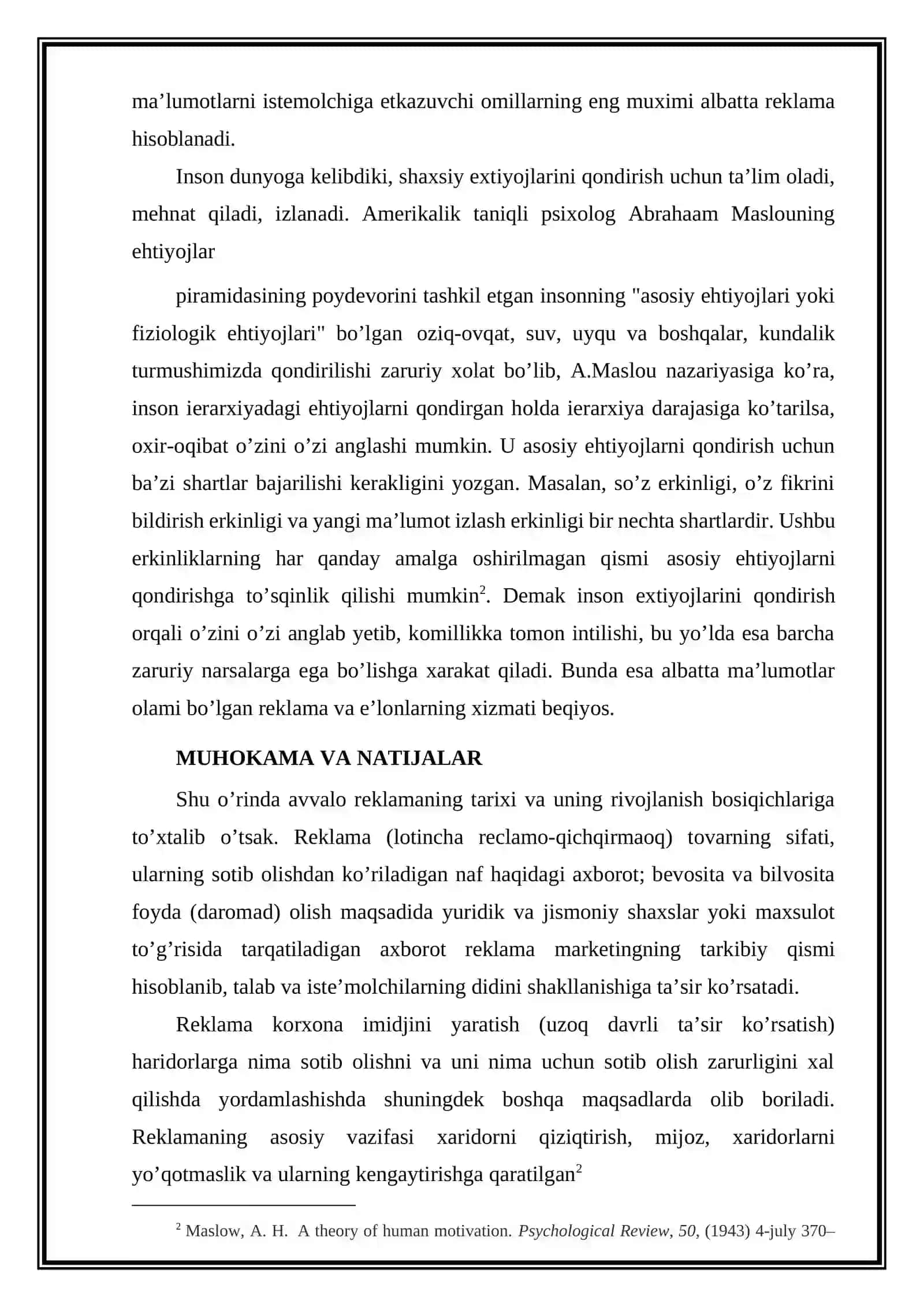 REKLAMANING IJTIMOIY AHAMIYATI 2