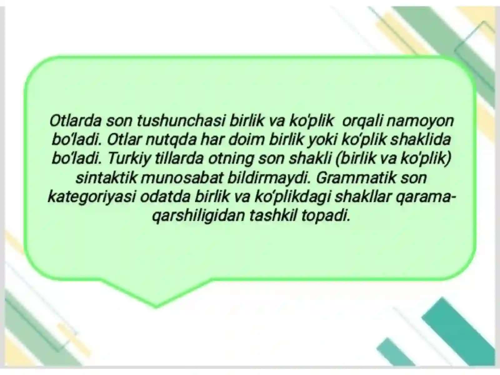 Turkiy tillarda son kategoriyasi 2