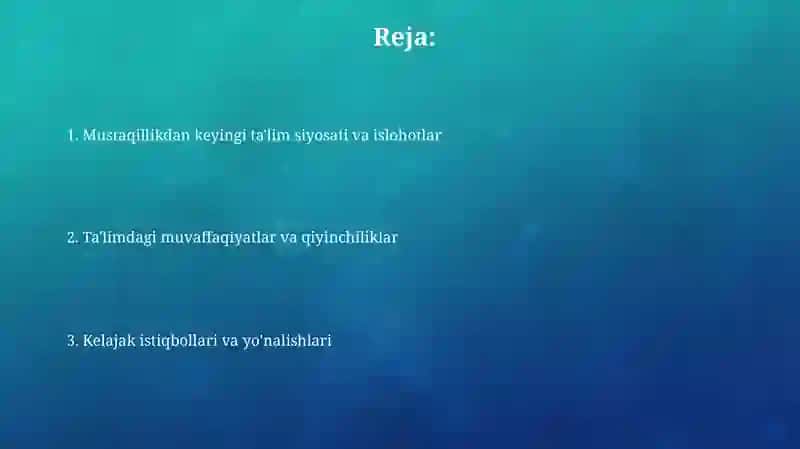 Malayziya va Indaneziyada Mustaqillik Yillarida Ta'lim Taraqqiyoti 2