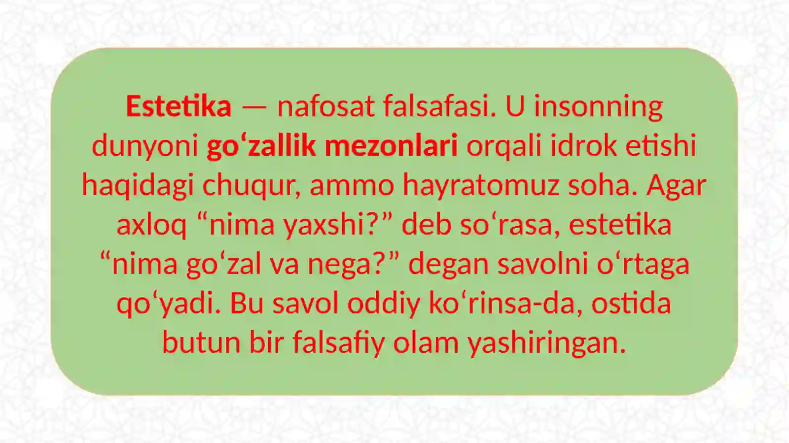 Estetika 2