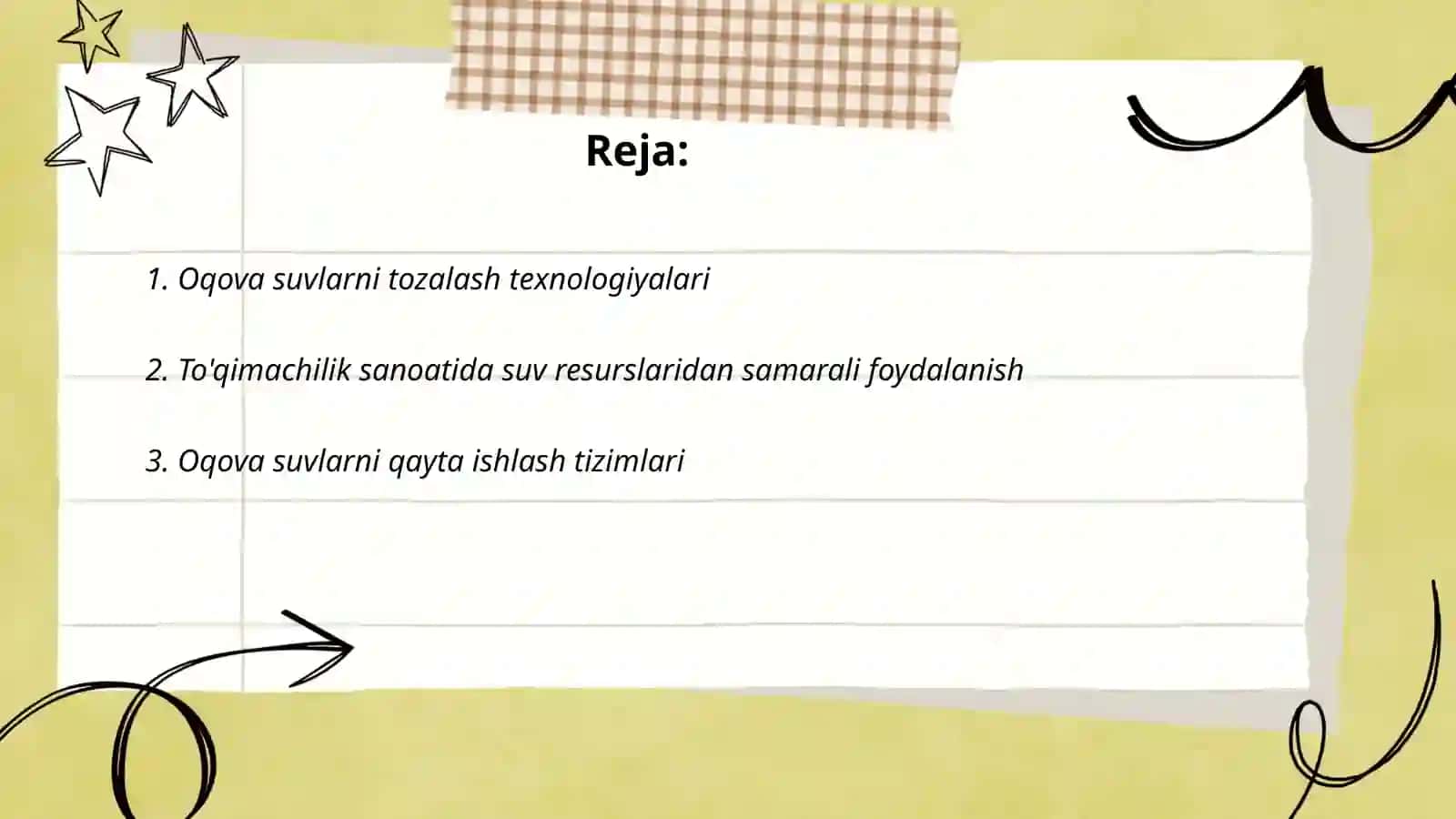 Tòqimachilik sanoati tarmoqlaridagi oqova suv muommosi 2