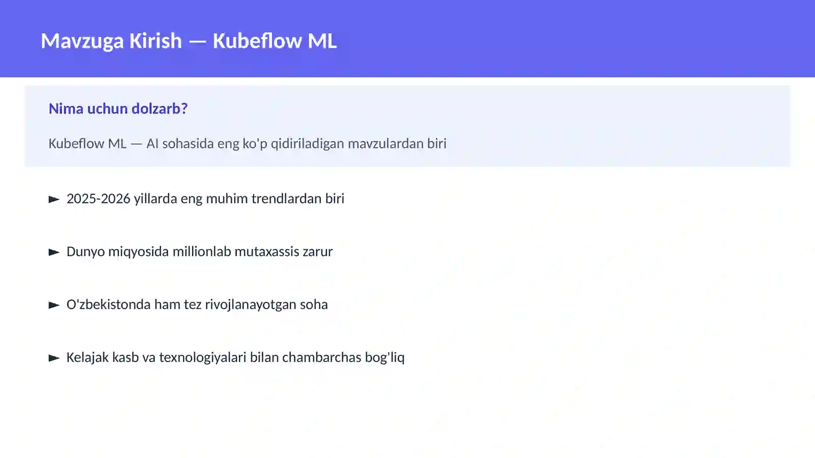 Kubeflow ML 2