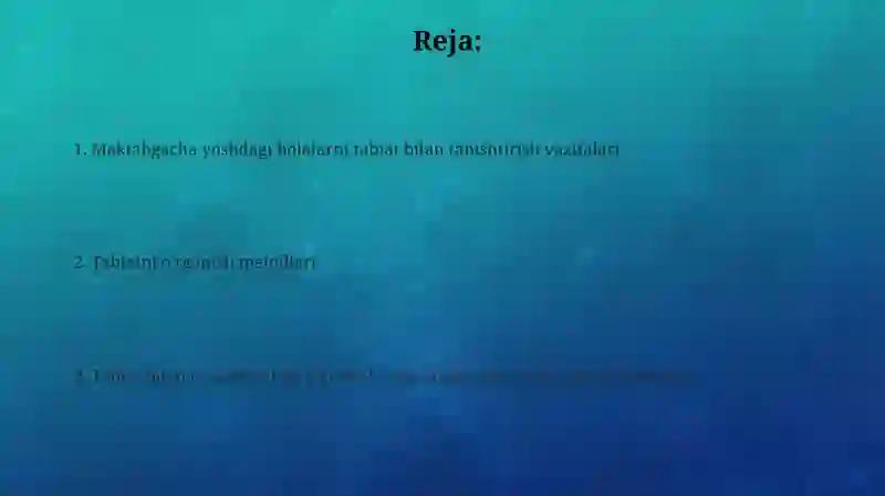Maktabgacha yoshdagi bolalarni tabiat bilan tanishtirish vazifalari va metodlari 2