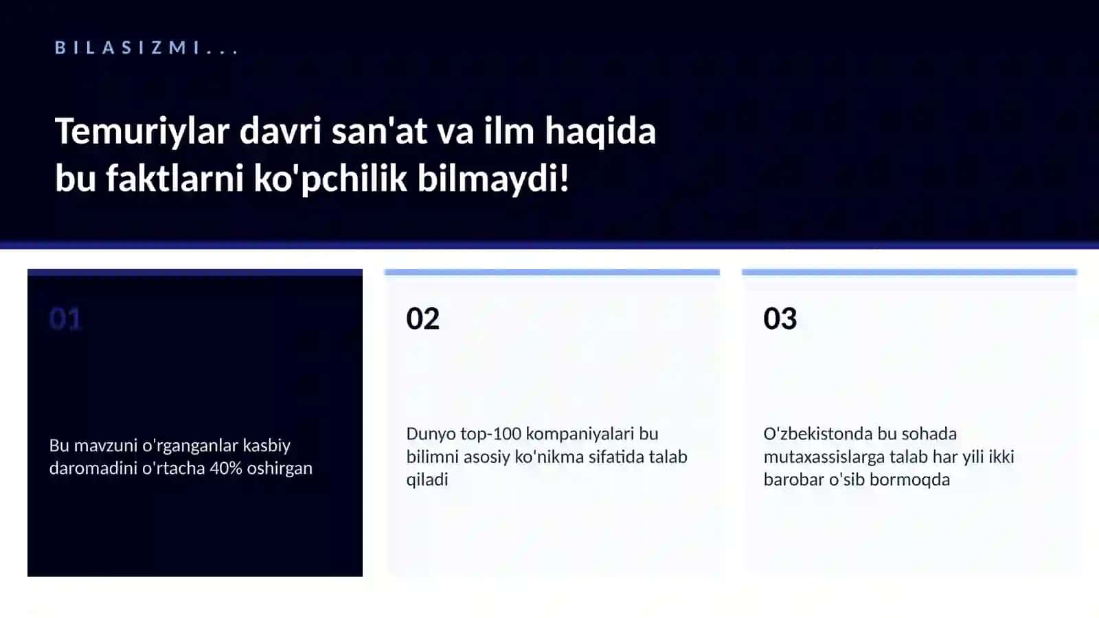 Temuriylar davri san'at va ilm 2