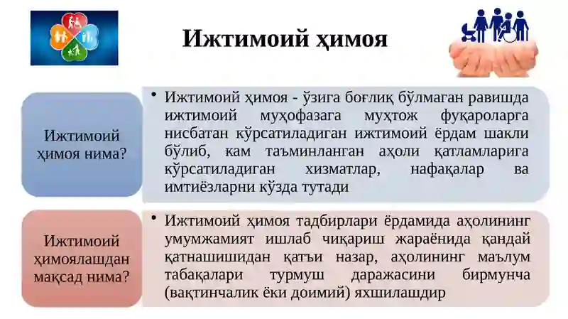 Ижтимоий ҳимоя 2