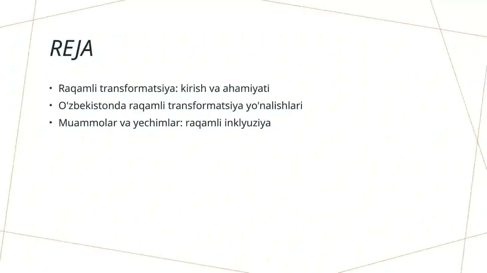 Raqamli Transformatsiya 2