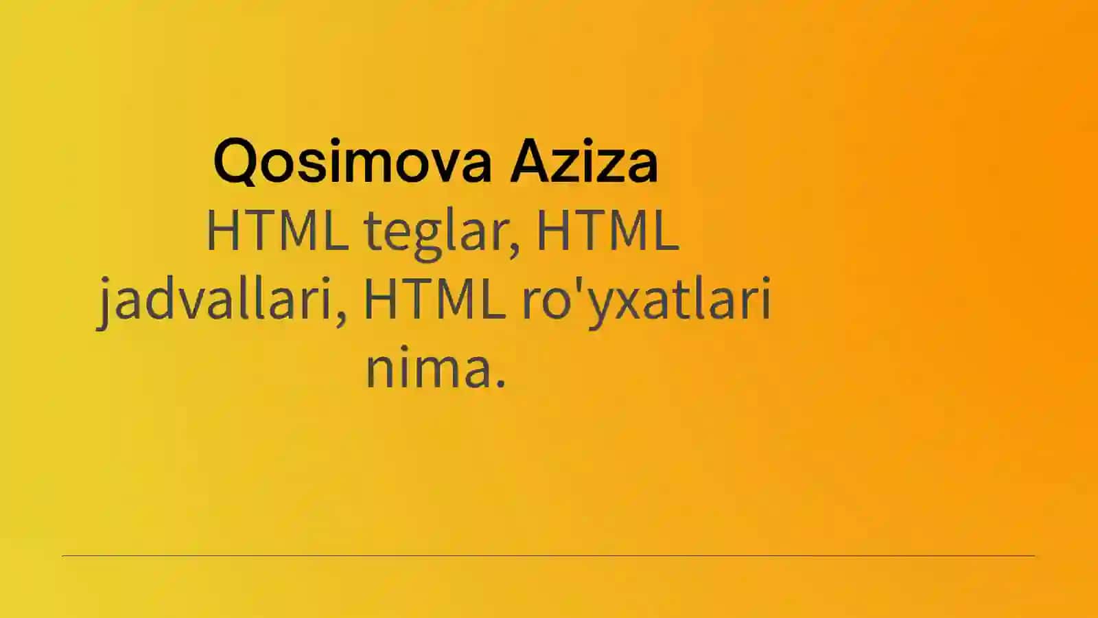 HTML Teglar 2