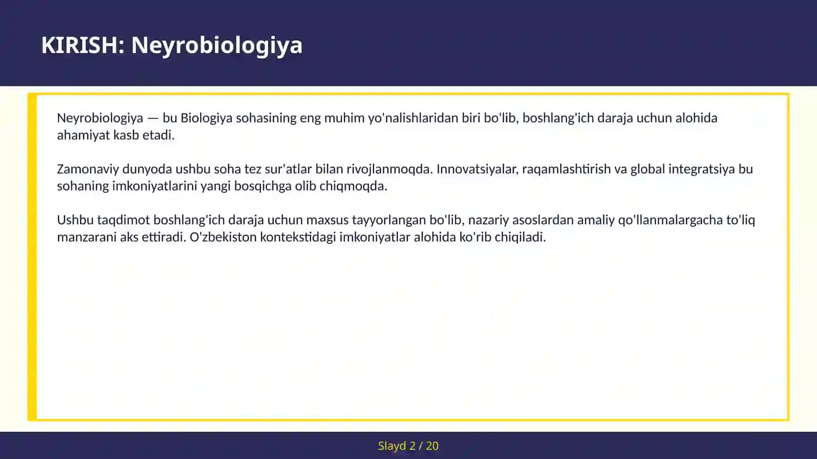 NEYROBIOLOGIYA 2