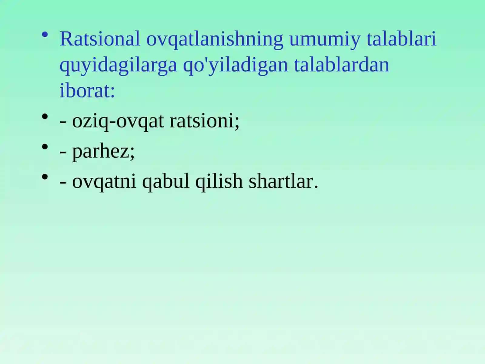 Ovqatlanishturlarivaadekvatligi 2