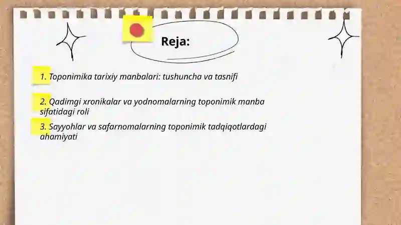 Toponimika tarixiy manba 2