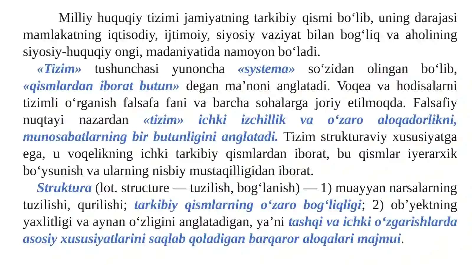 HUQUQIY TIZIM VA HUQUQIY ISLOHOT 2